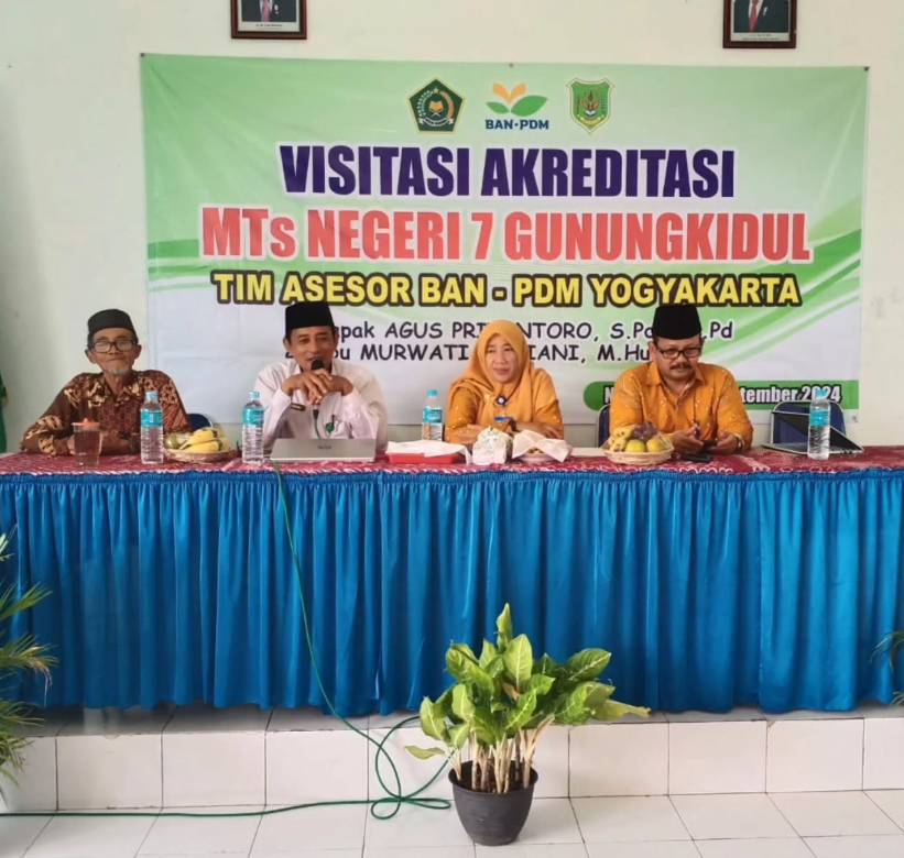 Visitasi Akreditasi MTsN 7 Gunungkidul